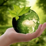 A green planet earth