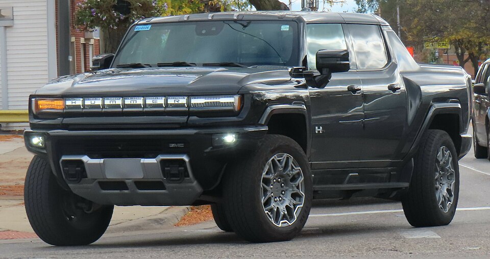 huge, black electric vehicle