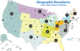 Map of the Federal Reserve System districts, demonstrating bioregional coherence.