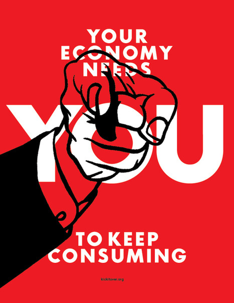 "Keep Consuming" Poster by Adbusters