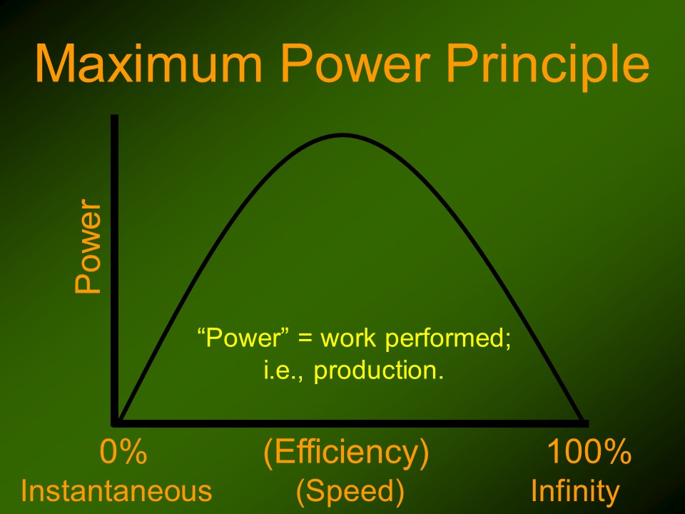 Maximum Power Principle