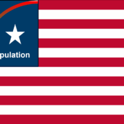 The US flag, but the stars panel is replaced by a sigmoid curve with one star on either side.