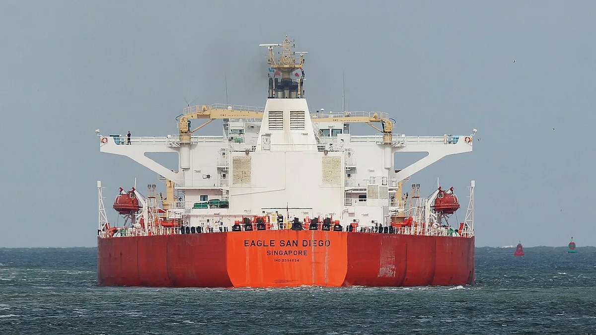giant, industrial-looking ship