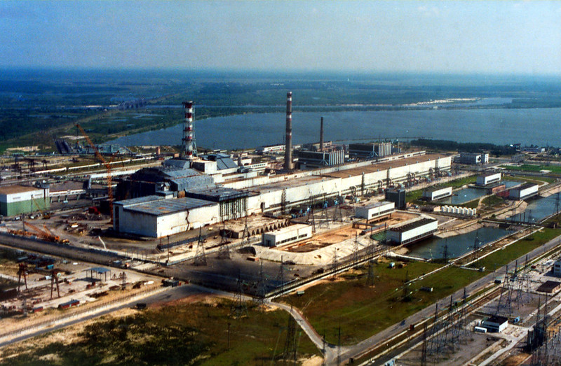 Chernobyl nuclear plant in Ukraine; an icon of nuclear disaster and one of many targets in the Russian war of aggression.