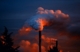 Power Plants releasing carbon into the atmosphere