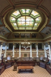 image of the interior of a state capitol